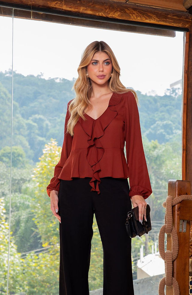 BLUSA MANGA LONGA C/ JABÔ