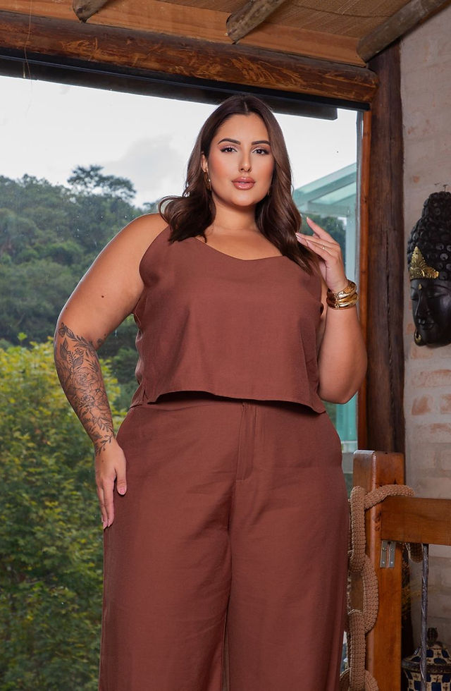 BLUSA ALÇA C/ FENDINHAS