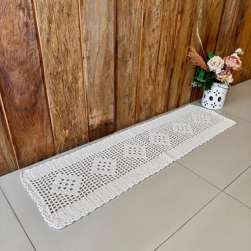 PASSADEIRA PP LOSANGO 40X140CM