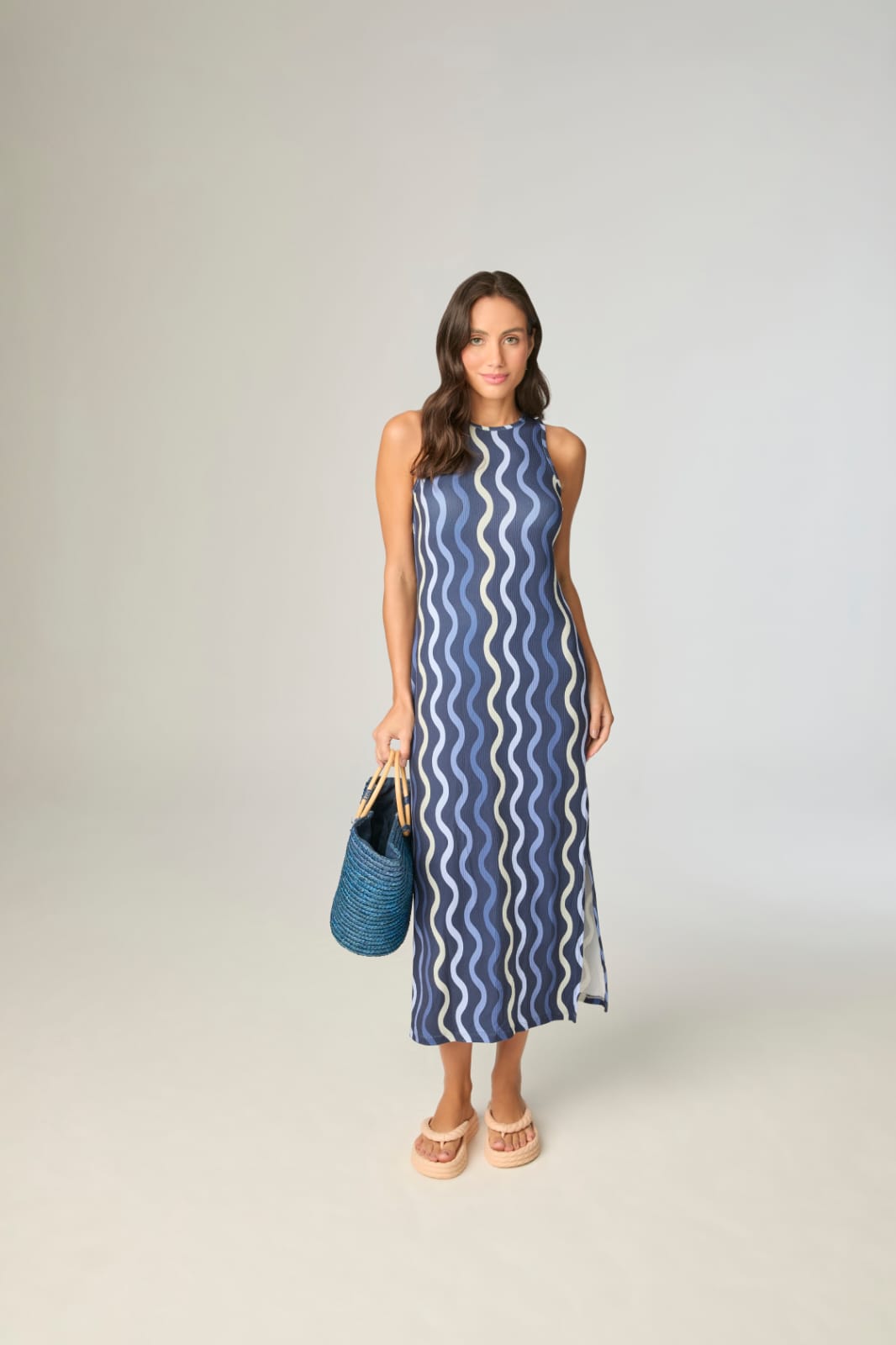 Camisola malha  canelada