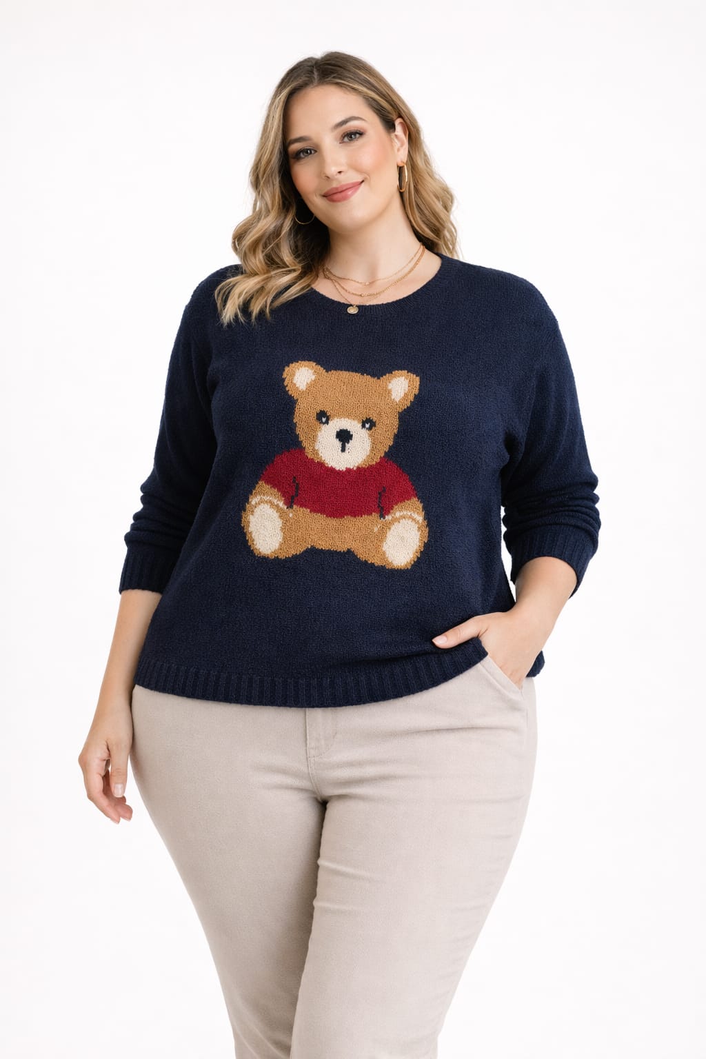 Blusa mousse Urso