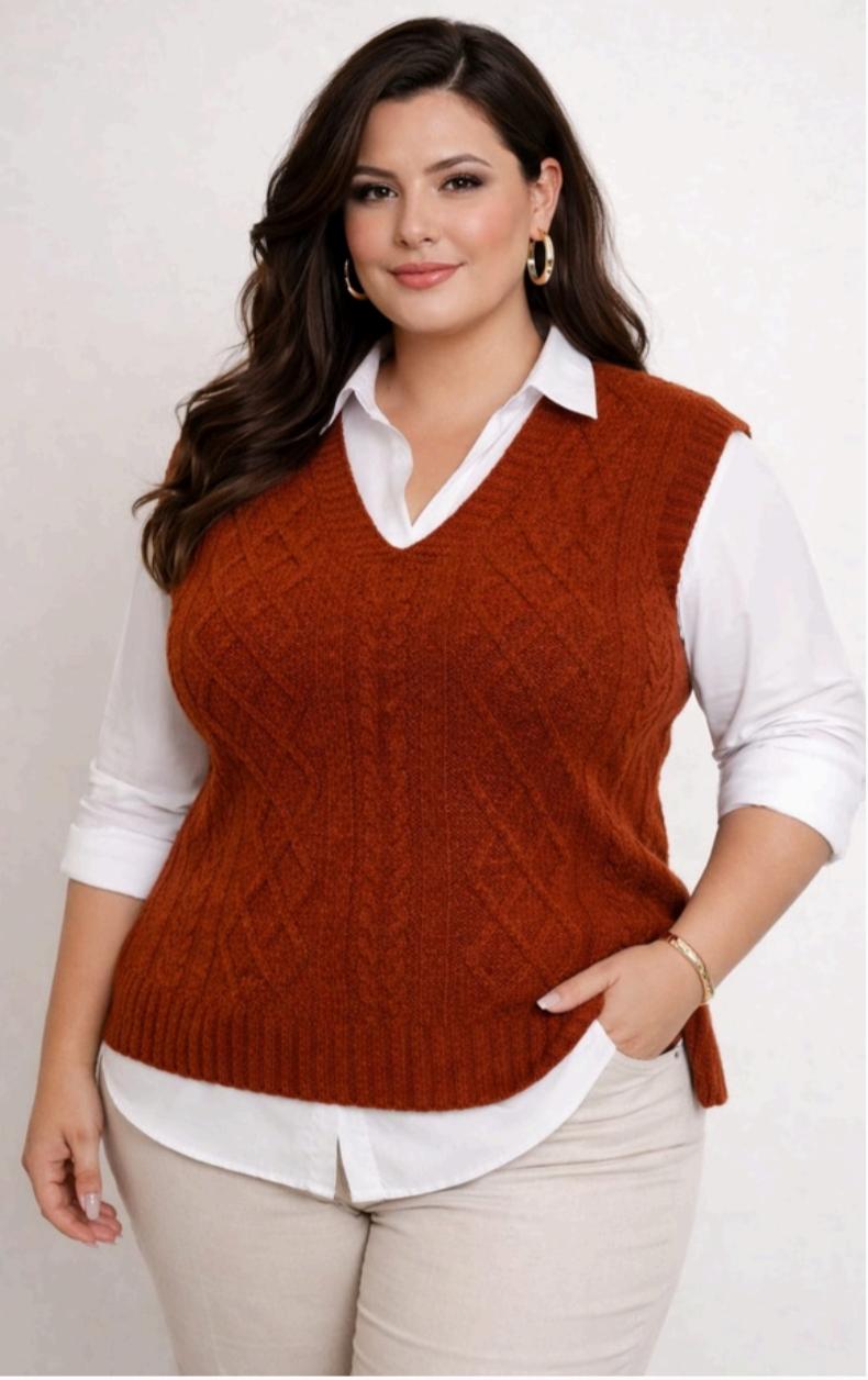 Colete mousse aran