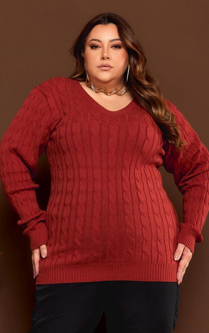 Blusa Modal Trança