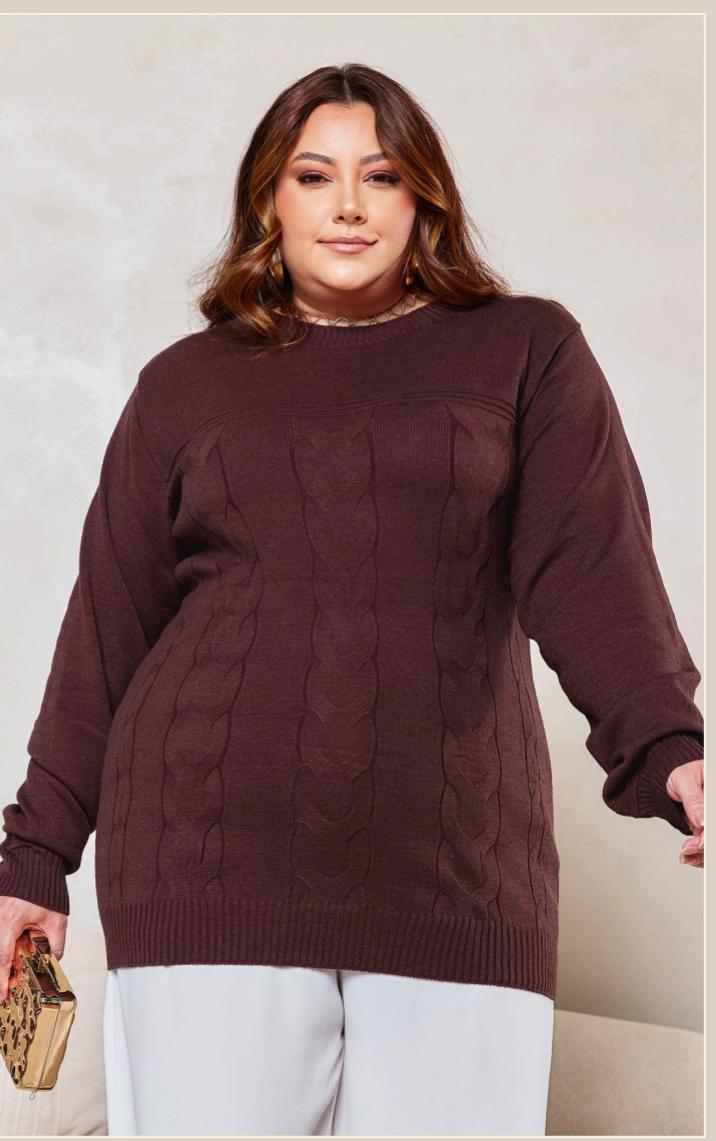 Blusa Modal Colunas Tranças