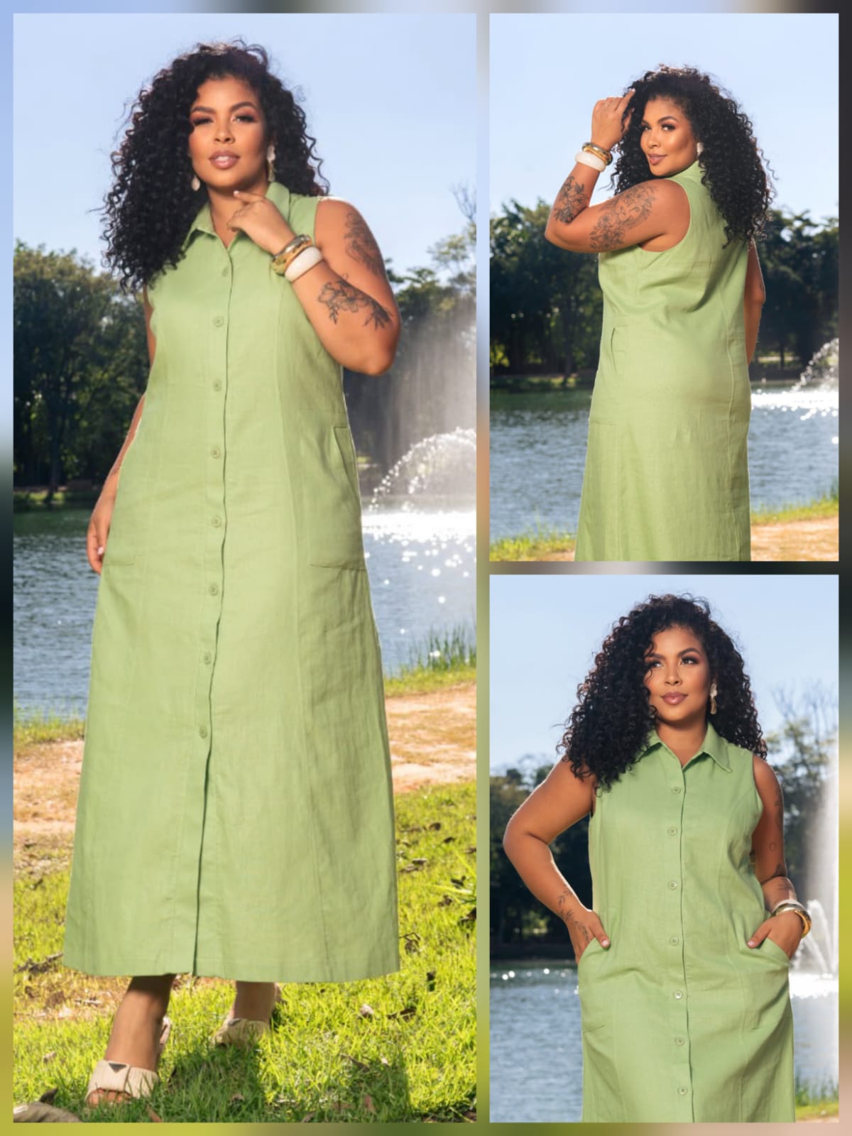 Vestido linho