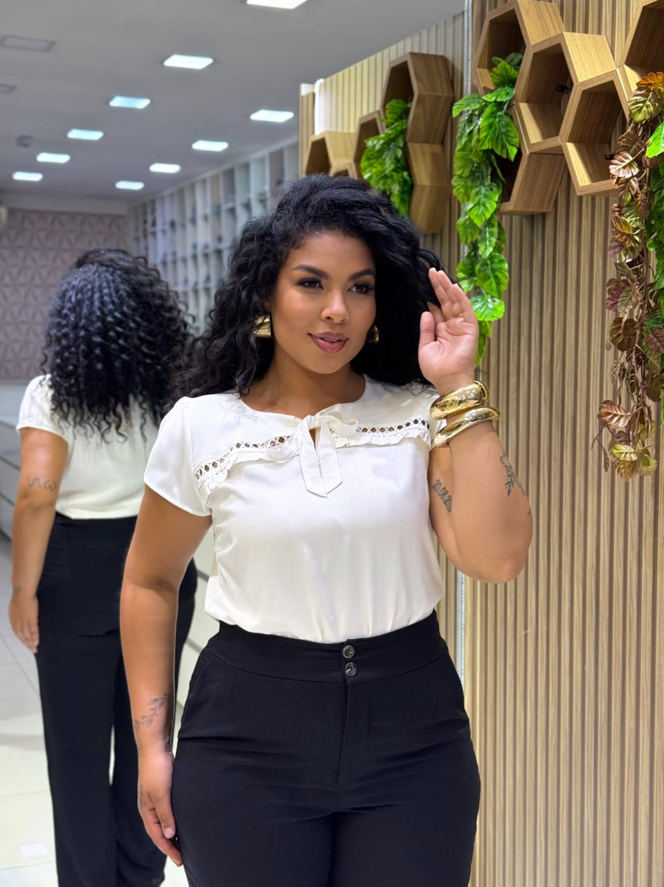 Blusa de viscolinho