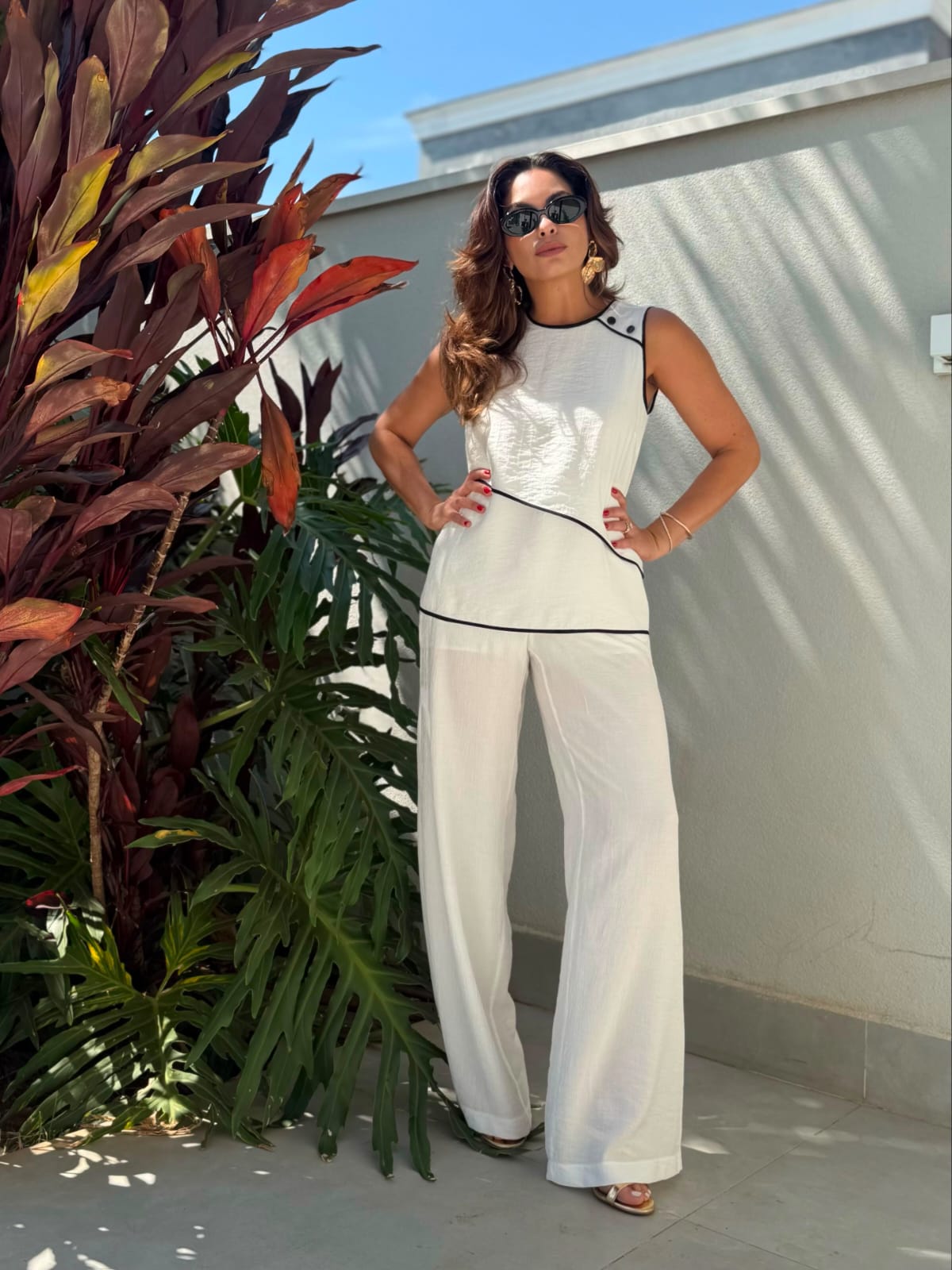 Conjunto viscose texturizada